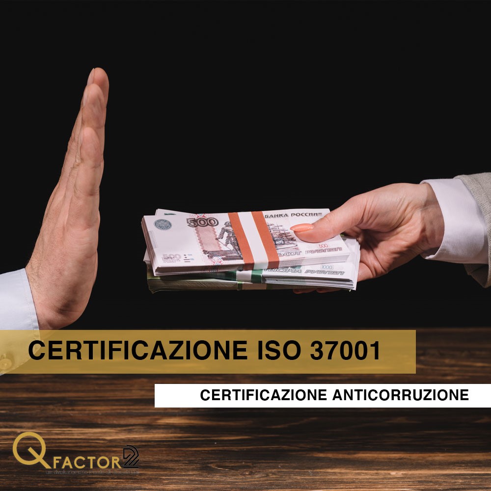 Consulenza su UNI ISO 37001:2016 - Sistema di Gestione per la Prevenzione della Corruzione