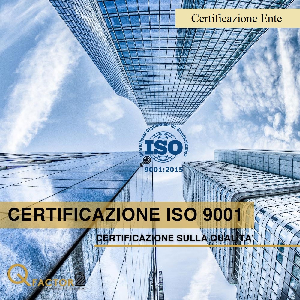 Certificazione Ente Accreditato UNI EN ISO 9001:2015